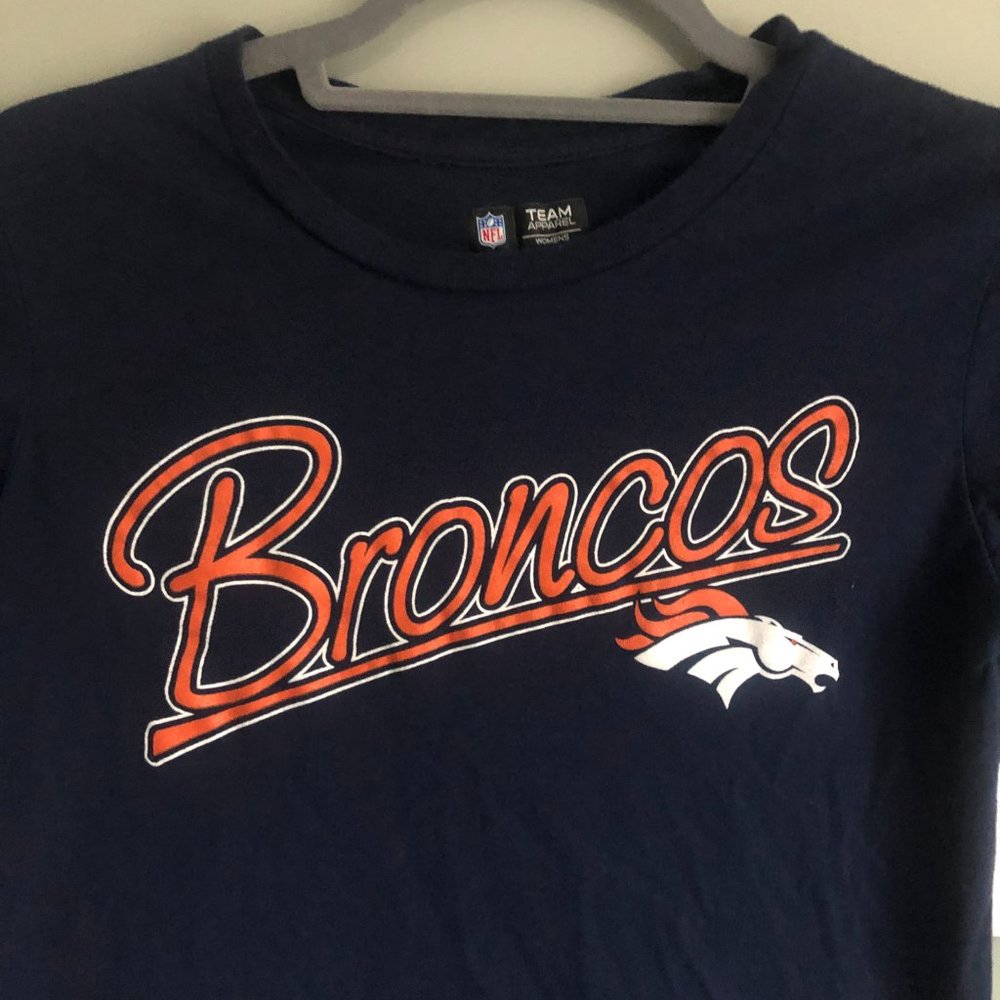 Navy Denver Broncos’ NFL T-Shirt | Official Team Apparel (S)